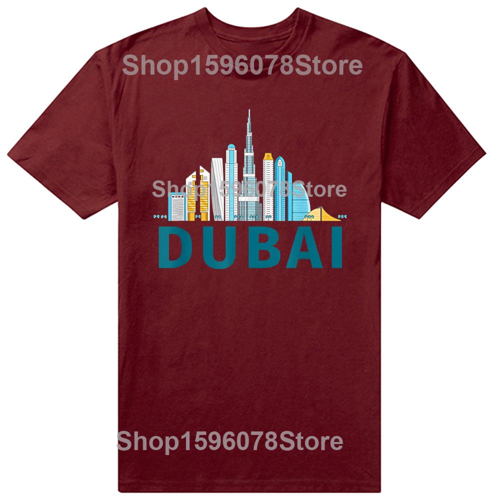 Funny Dubai Classic T-Shirt Summer Men Women Clothing Fashion T Shirts Cotton Short Sleeve Oversized Loose T-shirt Tops