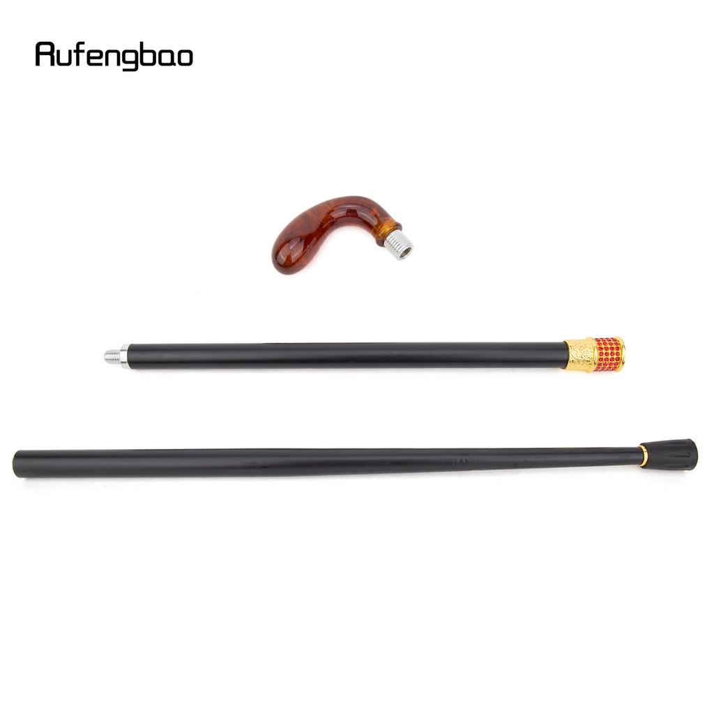 Red Wire Drawing Resin Fairy Wands Red Golden Walking Cane Princess Walking Stick Wand Cosplay Wedding Birthday Party Stick 92cm