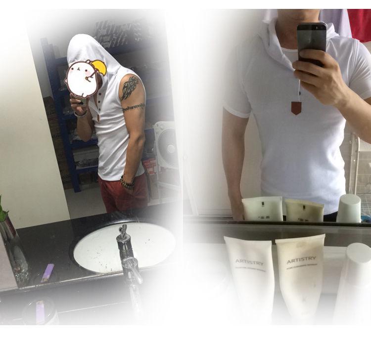 Men's Hooded Sleeveless Fitness Vest - Slim Fit Summer Waistcoat