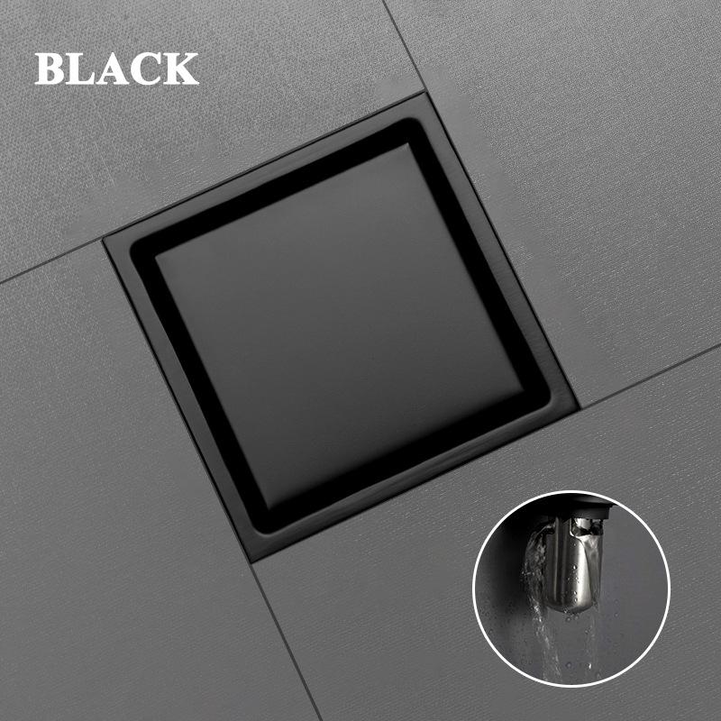 Floor Drain Invisible 304 Stainless Steel Tile Dual-Use Bathroom Shower Room Anti-Odor Anti-Bug Floor Drain Core