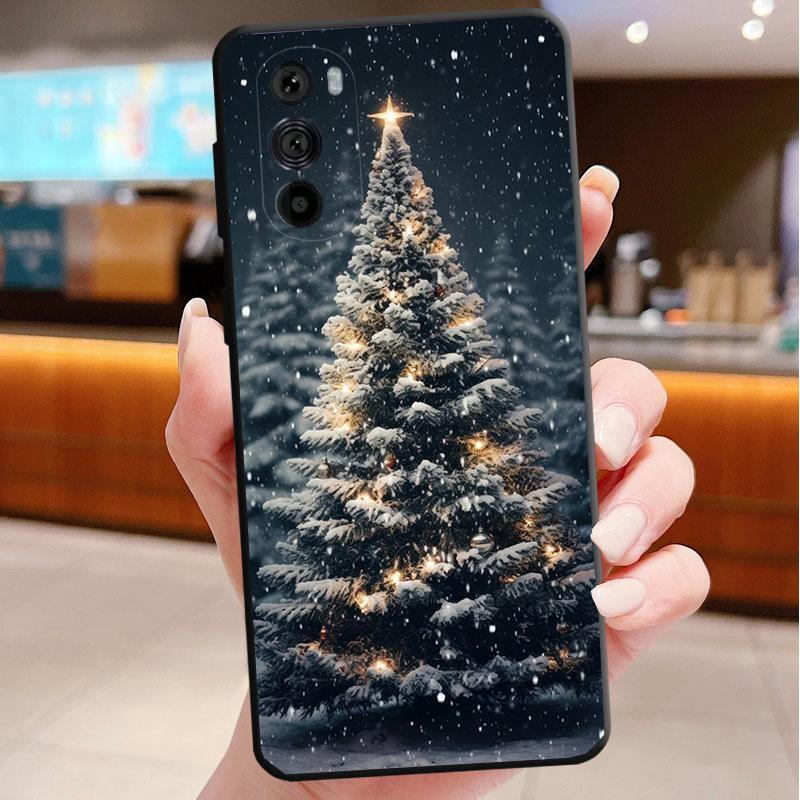 Merry Christmas Tree Funda Phone Case For Motorola Edge 50 40 Pro 60 50 40 30 Ultra Neo Fusion Moto G Play G Stylus G Power G