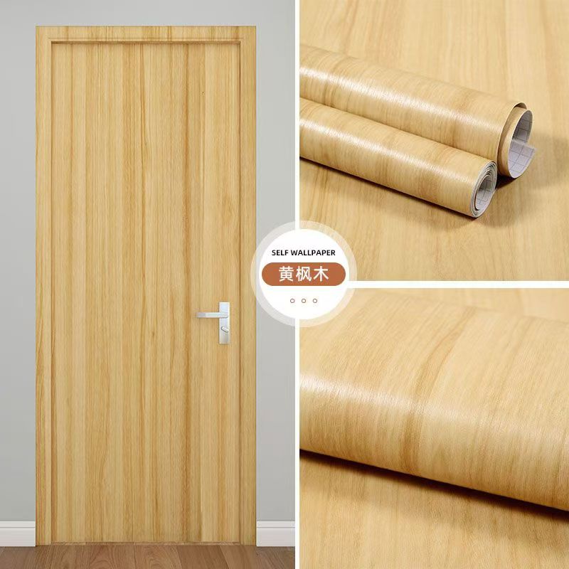Waterproof Wood Vinyl Wallpaper Roll Self Adhesive Decor Contact Paper Doors Cabinet Desktop Modern Furniture Decorative Sticker