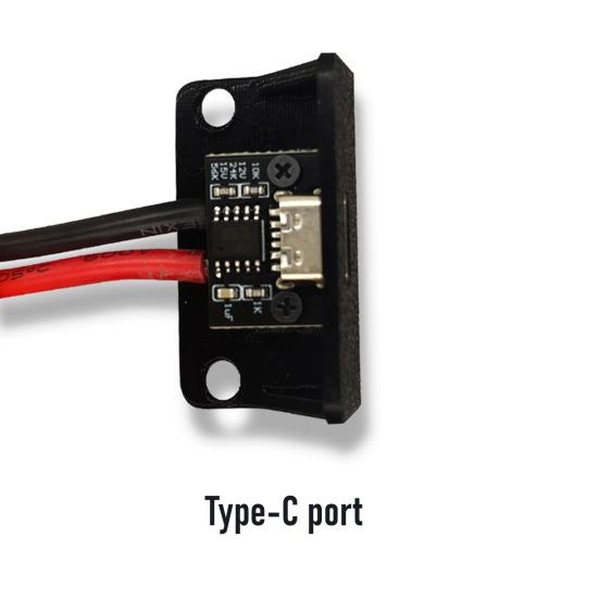 Power Supply Board for PS1 Thick Console Type-C 12V/3A No Soldering Game Console Power Board Replacement Parts
