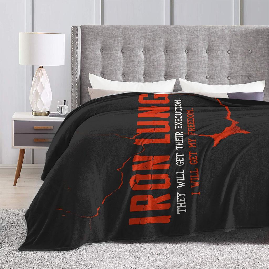 Horror Game Iron Lung Blankets Quality Soft  Throw Blanket Winter Students Bedroom Novelty Bedspread