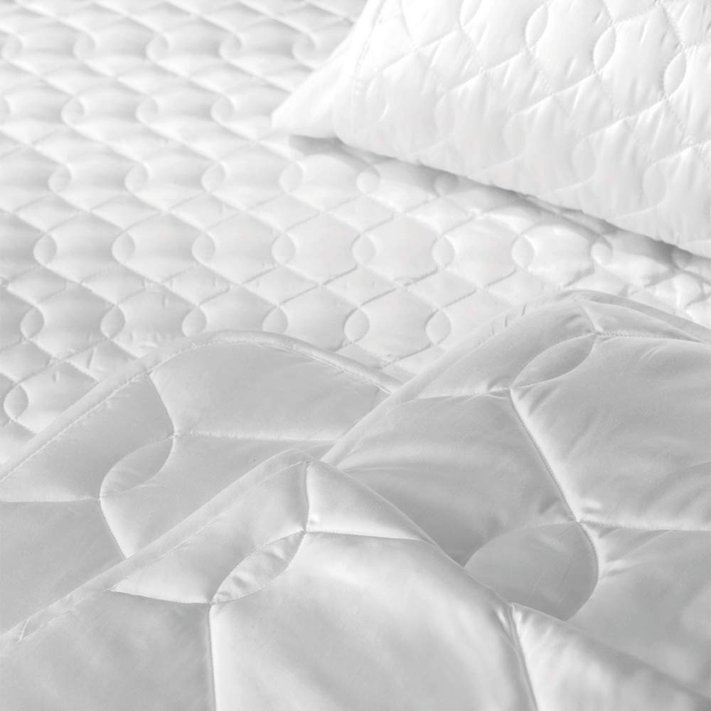 Tenken 2 Satin Washable Pillow 44 x Silk-blend Pad, 100% Wool, 65cm, White, TK-PP30202