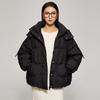 TATU Women's Double-Layer Hooded Short Puffer Down Jacket
