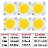 10pcs COB LED Chip 7W 10W 12W 11mm Light Emitting Surface 3000K 4000K 6000K LED Lamp Beads Spotlight Downlight Lamp Light Source
