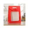 Foldable bow transparent gift bag, suitable for packaging small gifts for birthdays and holidays