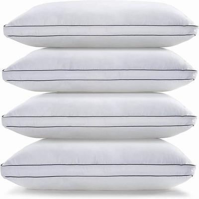 Paquete de 4 Almohadas de Calidad Hotelera - Suaves y con Soporte para Todas las Posiciones al Dormir
