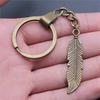 Breloczki 30mm Skrzydła Pióra Anioła Vintage Materiały do Biżuterii QY001