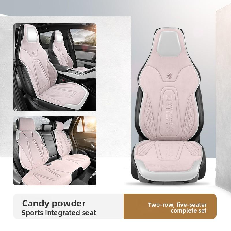 Luxury Car Seats Protection Universal Car Seat Cover All Season Breathable Auto High Quality Latex Suede Perforated Seat Covers