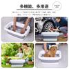 RULAYMAN Foldable Washtub/Laundry Bucket, 45L Large Capacity, Built-in Support Structure, Stable Fill, Soft and Shape-Retaining, Pet Bathtub/Clothes/S