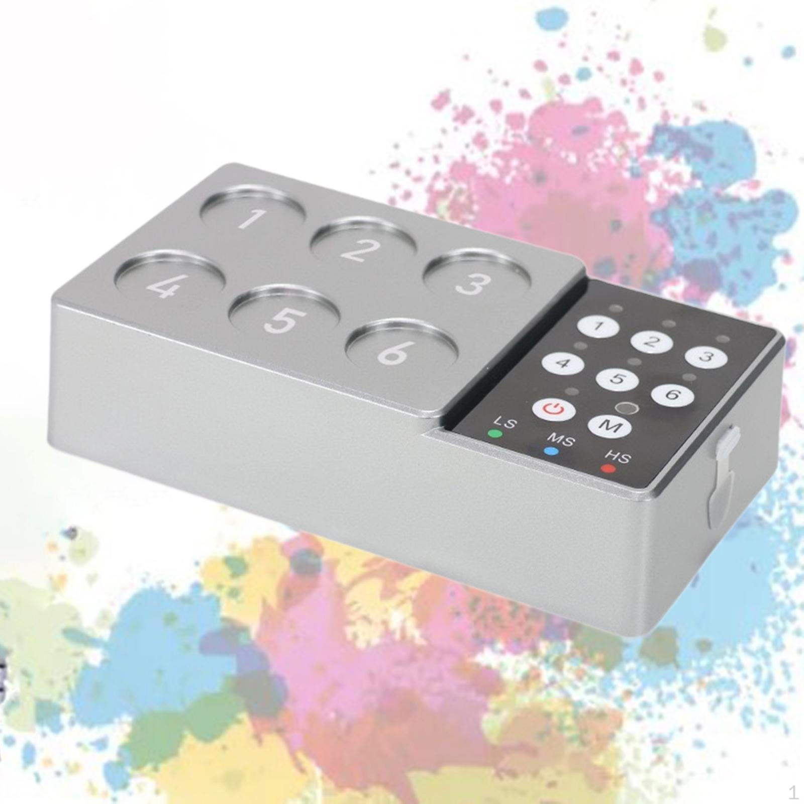 

Электрический миксер для чернил, мешалка для лака для ногтей и клея для ресниц, блендер для акриловых красок Gray