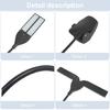 Flexibles LED Klemmleselicht LED Notenpultleuchte Lampe mit 2 Lampen