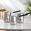 Long Handle Coffee Pot Professional Chocolate Melting Pan Milk Frothing Pitcher  Restaurant Daily