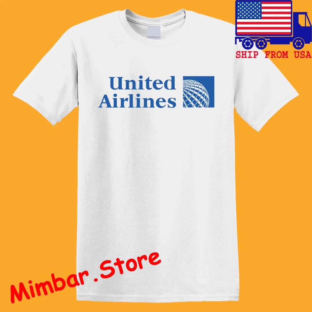 United Airlines Men s White Size S-5XL 2XL