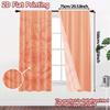 2D FLAT PRINTING 2pcs Curtains (Without Rod) Floral Elegance in Pink (2) April Fools is Day holiday curtains Polyester Curtains