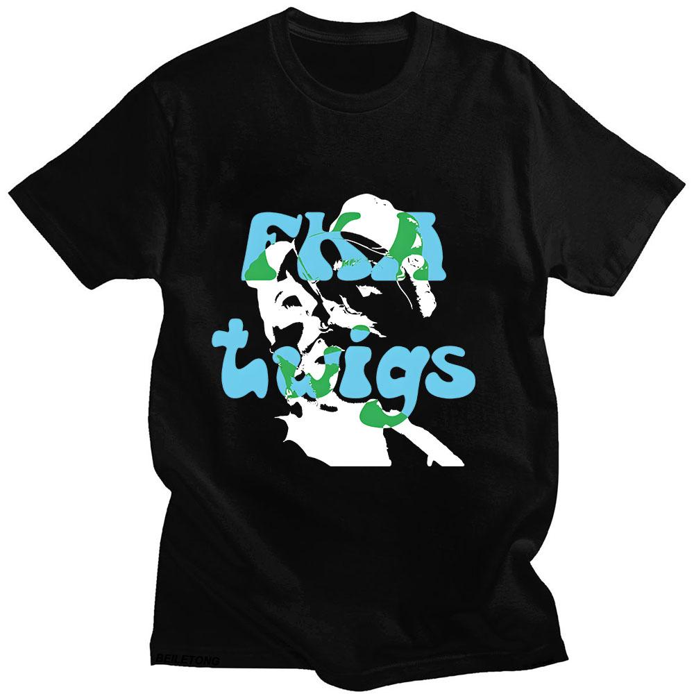 

FKA Twigs T-shirt Graphic Printing Fashion Grunge Cotton Tee-shirt Short Sleeve Gothic Punk Tshirt Ropa Hombre High Quality Tops 4XL