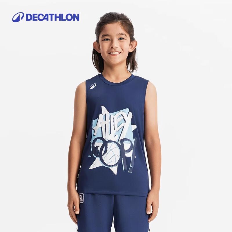 Decathlon Boys  Youth Basketball Quick Dry Tank Top 130