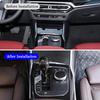 Real Carbon Fiber Center Console Shift Panel Trim Frame for BMW 3 Series G20/G28 2020-2022 Car Interior Accessories