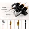 Tubing Water Heater Assembly Spark and Sensor Electrode Electric Water Heater Accessories Suitable for Water Heaters