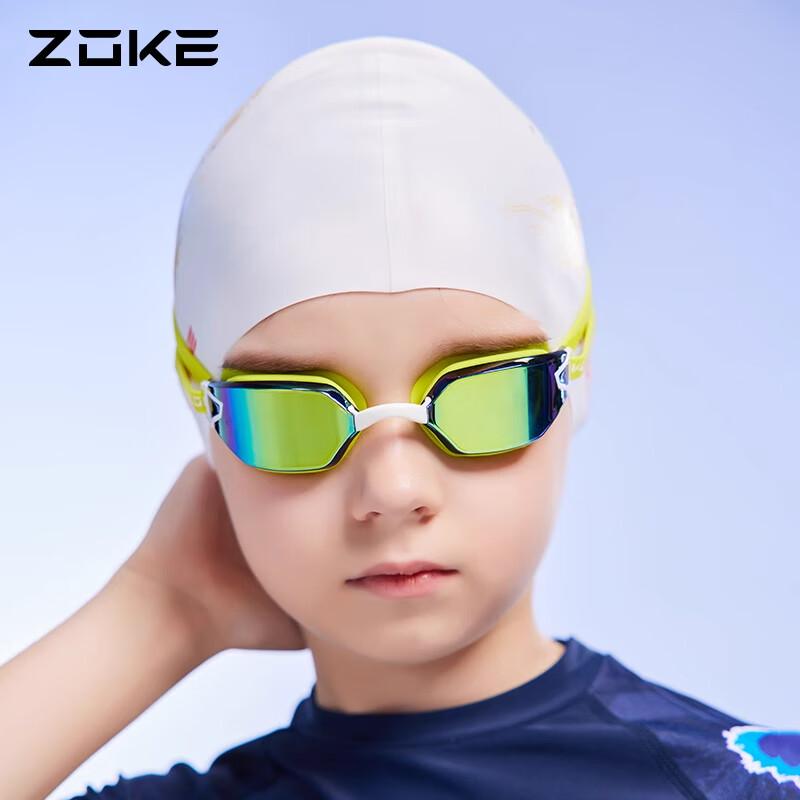 

ZOKE Kids Plated Racing Swimming Goggles One Size