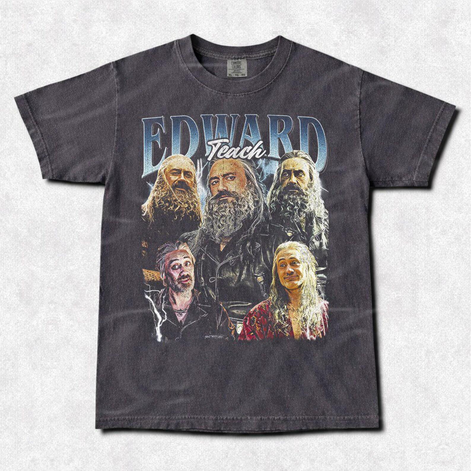 Edward Teach Blackbeard Our Flag Means Death Vintage Shirt, Gift For Woman and Man FD S