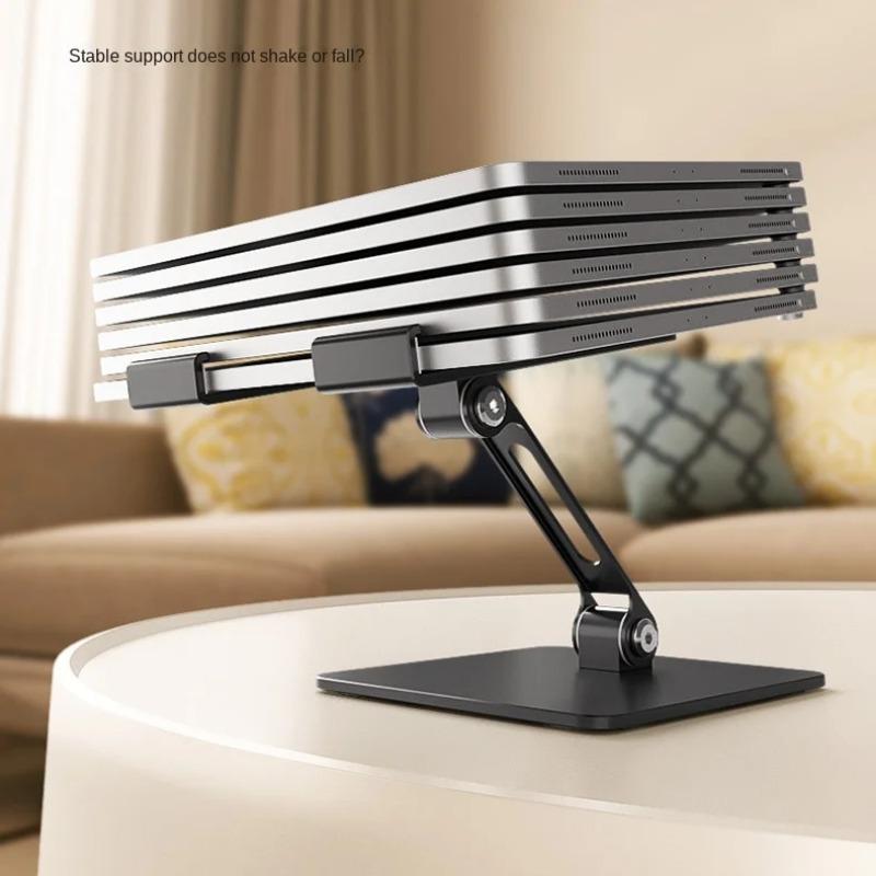 Portable Adjustable Laptop Stand Aluminium Foldable Laptop Holder Notebook Tablet Stand Cooling Support For MacBook Air Pro ipad