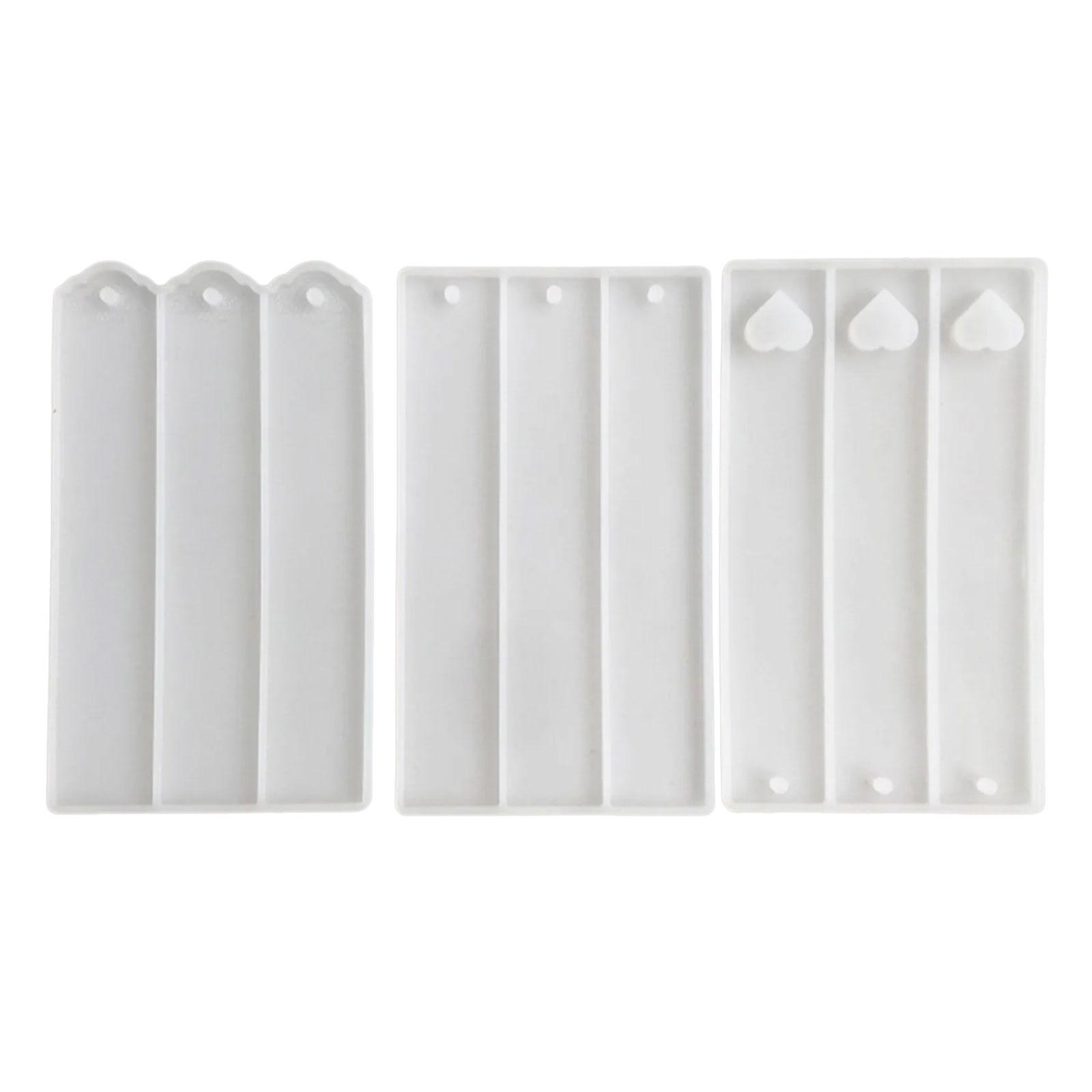 

Набор из 3 силиконовых форм для закладок, силиконовые формы для поделок, прямоугольные формы, формы для изготовления ювелирных изделий, формы для изготовления ювелирных изделий