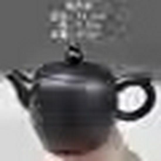 Special Clearance: Black Pottery Teapot Set - Japanese Retro Coarse Ceramic, Anti-Scald, Side Handle, Kung Fu Style