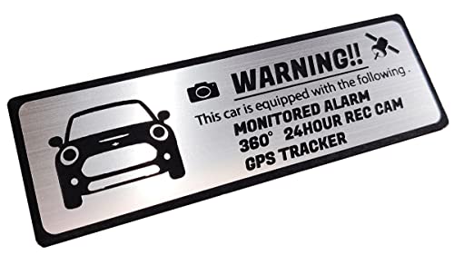 

Honami Works 3-е поколение 2018-2021 Mini Cooper S Эмблема безопасности Круглосуточное наблюдение Видеорегистратор GPS-трекер Наклейка