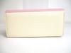 Authentic BVLGARI Light Pink Cream Leather Gold H/W Flap Wallet Continental #a440  Refurbished