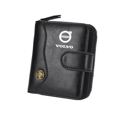 Vintage Tower Buckle Wallet Wallet Bank Card Coin Purse For XC90 S60 V40 XC60 S80 S40 V70 V50 S90 T6 V60 V90 XC40 XC70 C30