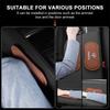 1Pcs Leather Car Pillow Car Knee Pad Elastic Memory Foam Leg Pad For Buick Envision GS GL6 GL8 Avenir Riviera Lesabre Velite Verano