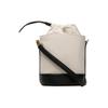 Bally Logo Removable Adjustable Shoulder Strap Fabric And Leather Bucket Bag Mini Women Bags Beige Black 6306511