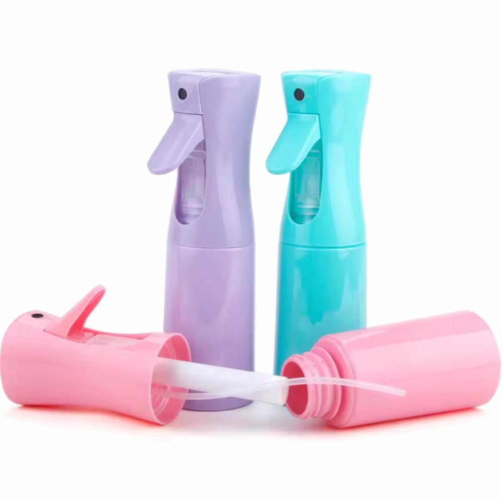 200ml Portable Spray Bottle Refillable Continuou Ultra-fine Mist Water Sprayer High Pressure Atomizer for Hair Styling Cleaning
