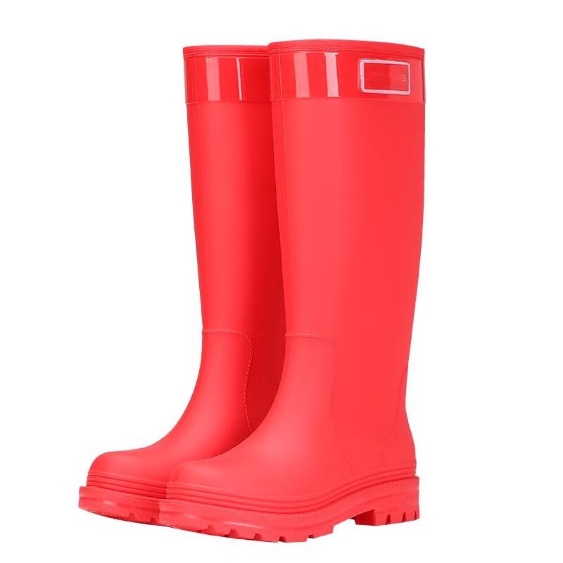 Women's High-Tube Waterproof Anti-Slip Rain Boots