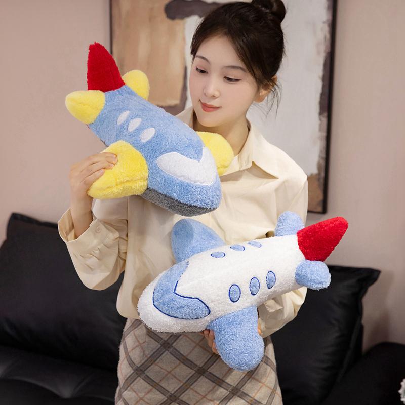 Super Cartoon Plush Throw Pillow for Baby - Sleeping Comfort Doll Car Airplane House Soft Toy Ideal Christmas & Halloween Gift