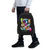 Let's Glow Crazy Neon Party Light Rave Student Backpack School Bag Hiking Travel Daypack for Boys Girls Bookbag Shoulder Bags