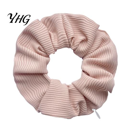 Hidden Pocket Scrunchie for Small Items Scrunchies Hair Ties with Zipper, Ponytail Holder Knitted Storage Tie Secret Compartment, Scrunchies, Elastic