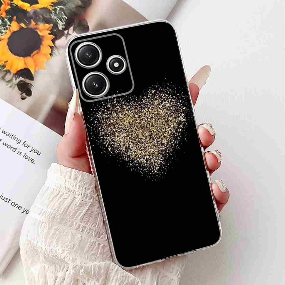 For Xiaomi Redmi Note 12R 5G Case Summer Little Daisy Lemon Soft Silicone TPU Cases For Redmi Note12R NOTE12R 23076RA4BC Shell
