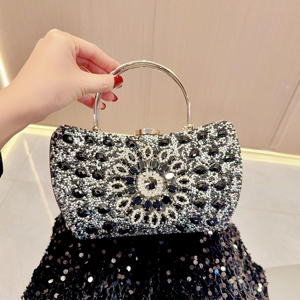 

Handbag Dinner Crossbag Casual Fashion Design Banquet Girl Minority Style чорний