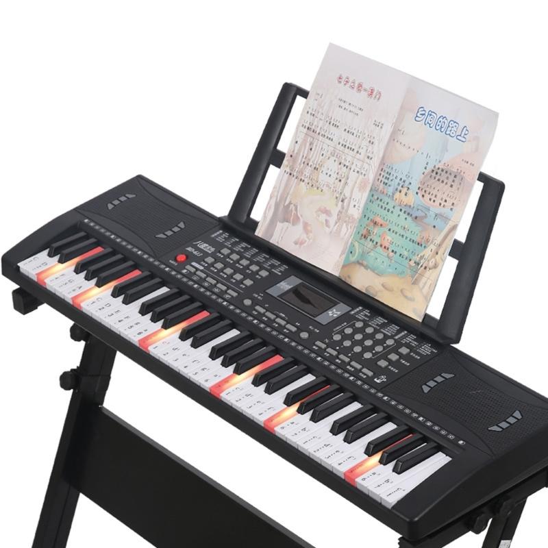 Light Weight Electronic Piano Music Stand with Music Book Clips Portable Desktop Book Stand Support Piano Accessories