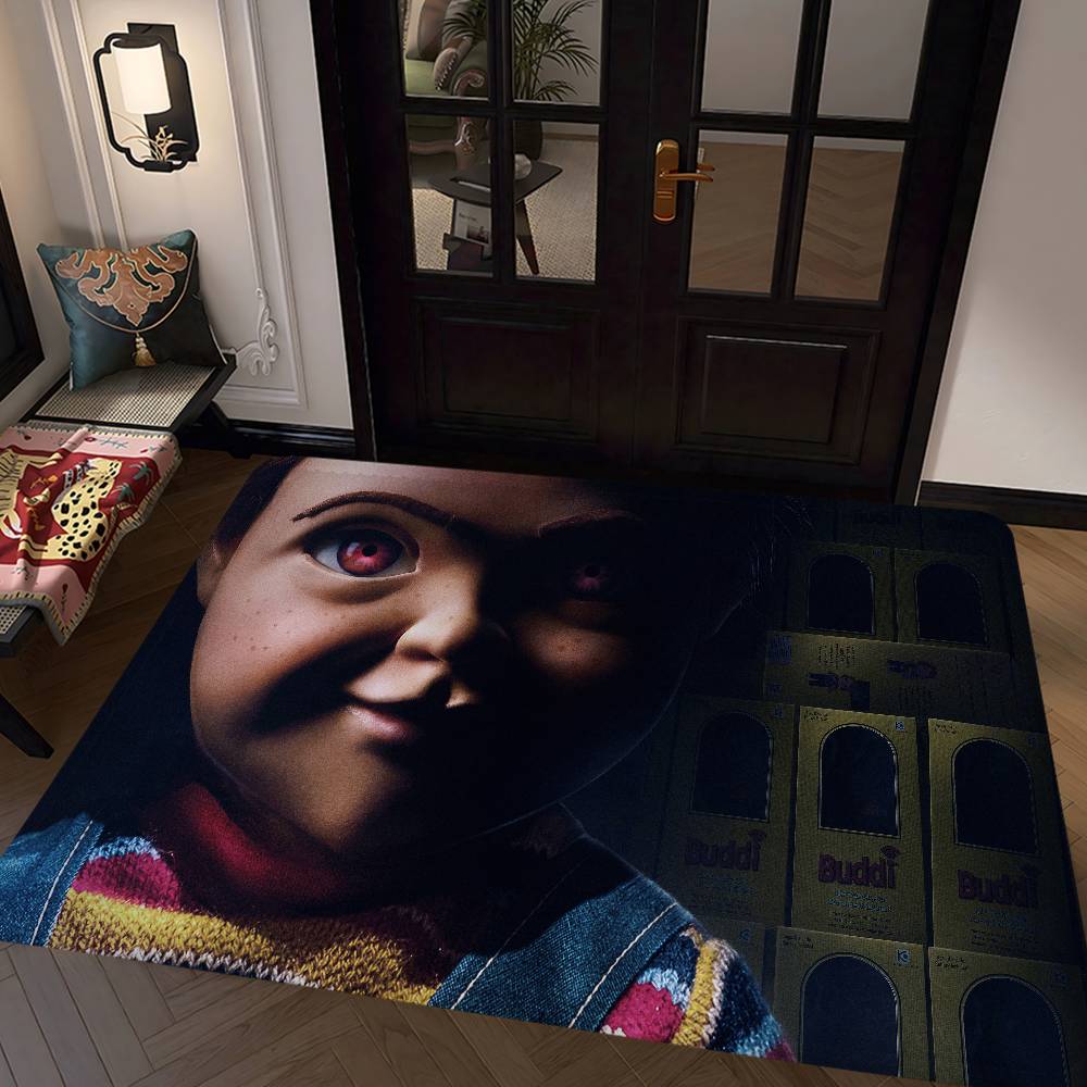 Horror C-Childs Play Kitchen Mat Nordic Style Bedroom Living Room Doormat Home Balcony Anti-Slip Welcome Rug