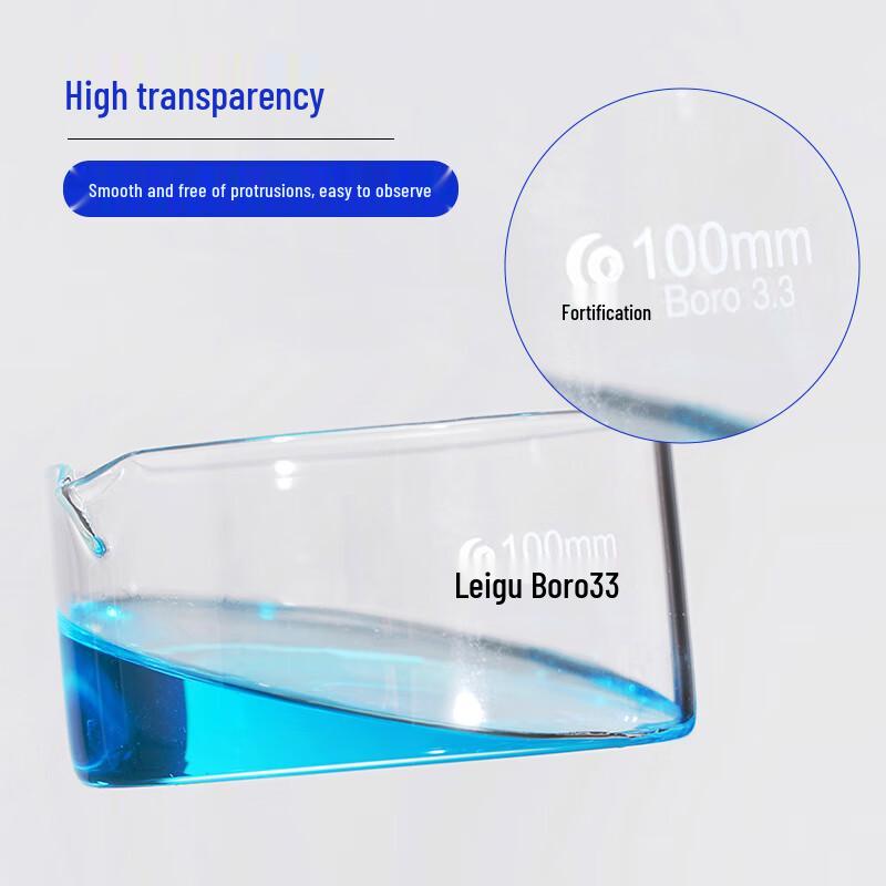 Laigoo Laboratory High Borosilicate Glass Crystallizing Dish