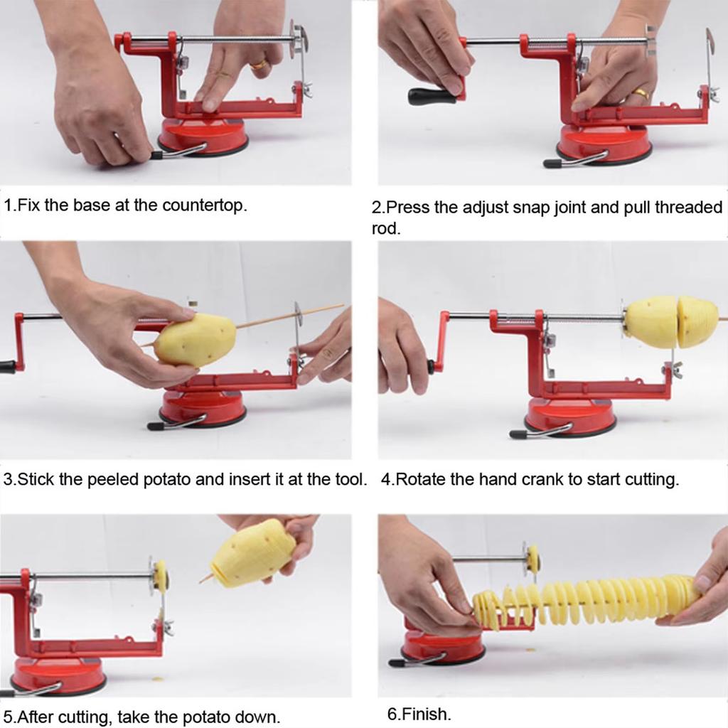 3 in 1 Hand-cranked Apple Peeler Stainless Steel Core Slice Cutter Apple Slicer Corer Cutter Fruit Peel Remover Kitchen Gadget