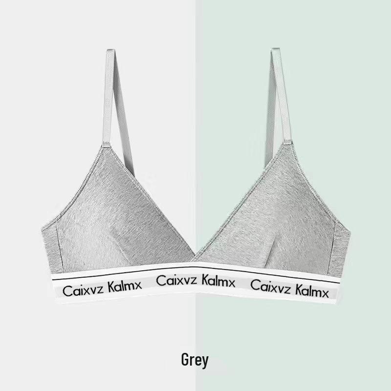 Style C Women's Pure Cotton Wire-Free Sports Bra - Summer Thin, Sexy, Comfortable Back Design