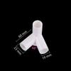 5 Pcs Inner diameter 19mm PVC Straight Connector Joint 60/90/120/135 Degree Tee Connector Pipe Fitting DIY Tent Fixed Fittings