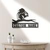 Tailorable Squirrel Metal Wall Art Outdoor Home Decor Durable Sculpture Christmas Wedding Gift