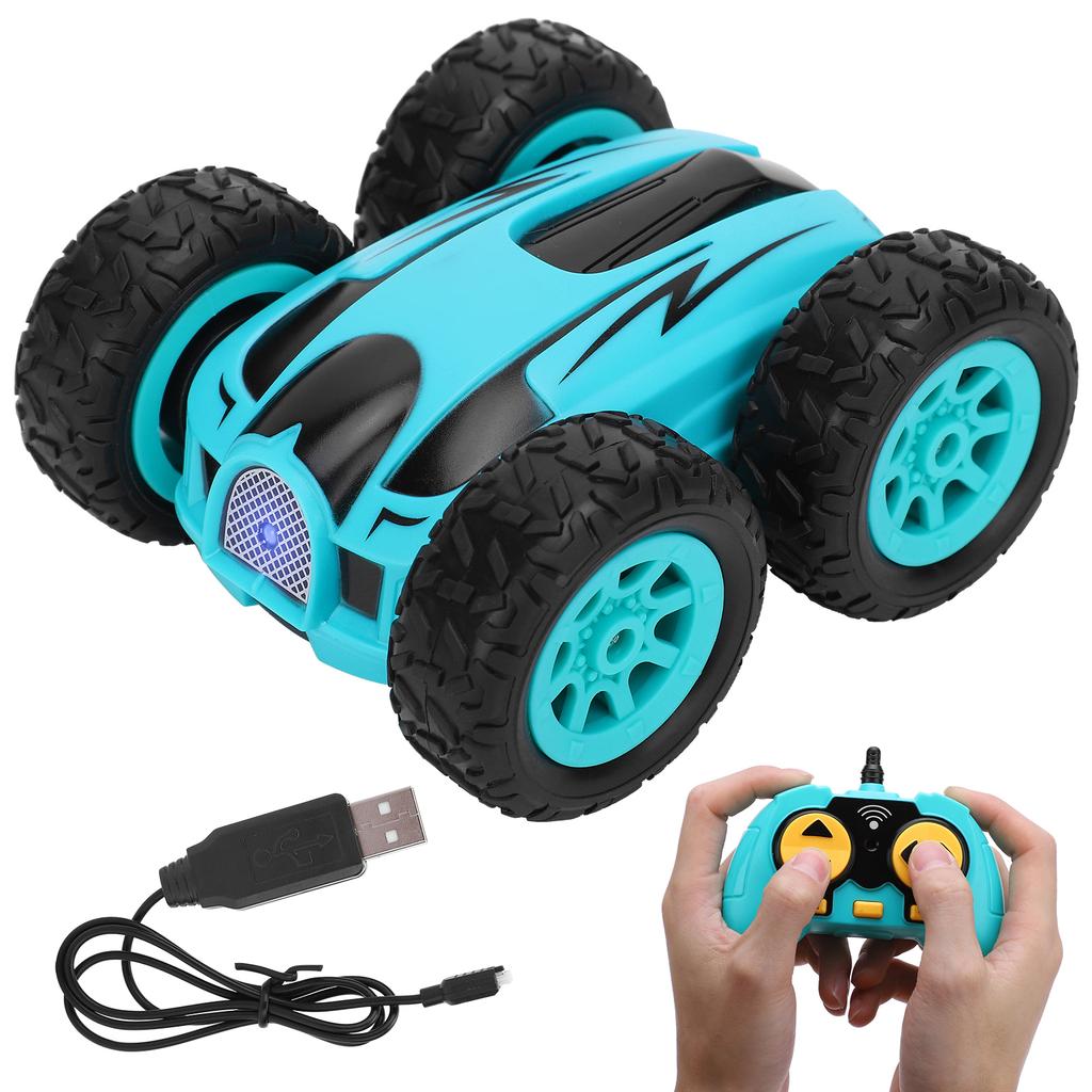 Stunt 2.4G High Speed TwoSided 360 Degree Rotate Wireless RC Car Fourwheel Drive(yellow )